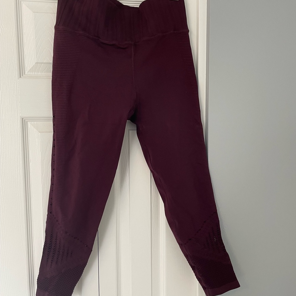 XL red athleta cutout leggings